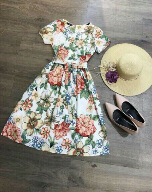 Bán Sỉ Váy Hoa Xòe Mango
