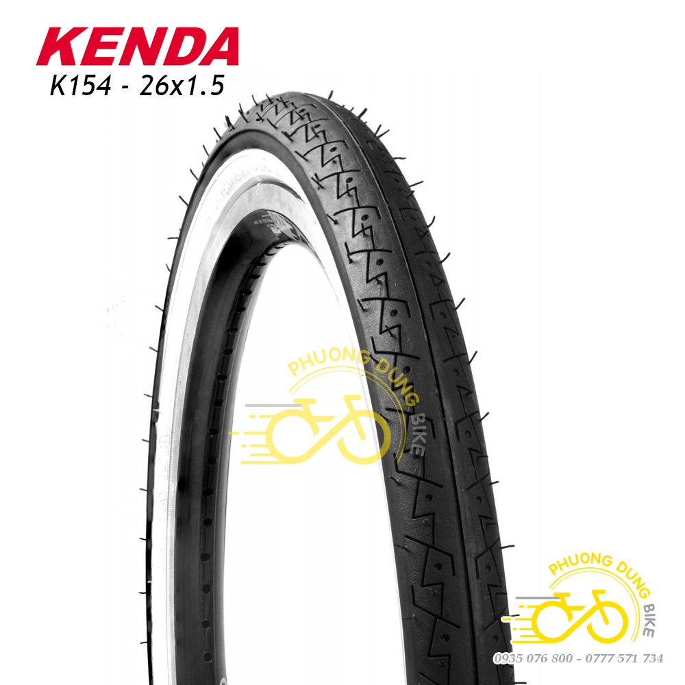 Lốp (Vỏ) xe đạp MTB KENDA VN K154 26x1.5 - 1 Cái