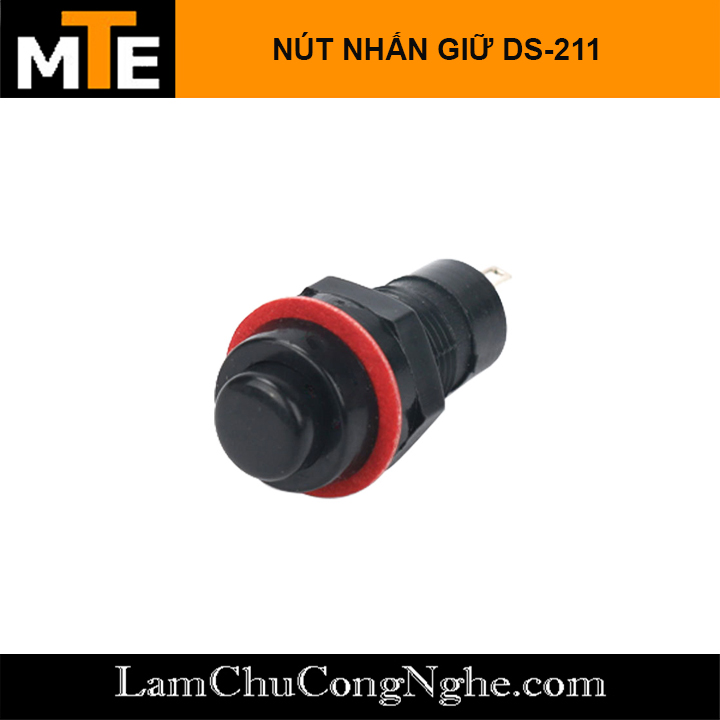 Nút nhấn giữ ds-211 10mm các màu