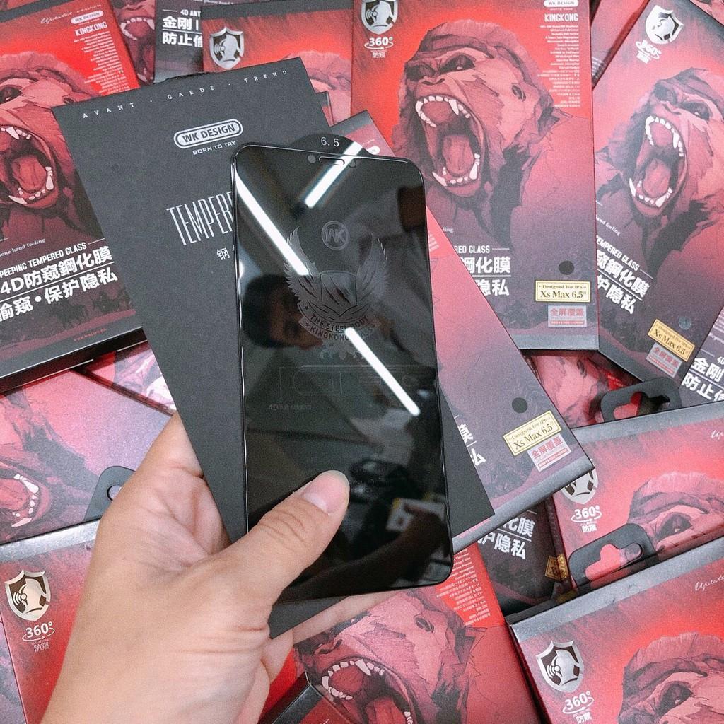 Cường lực full màn 4D King Kong chống nhìn trộm