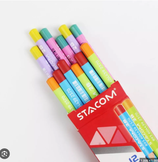 (Set 6 cây) Bút chì định vị Stacom 2B/HB PC110
