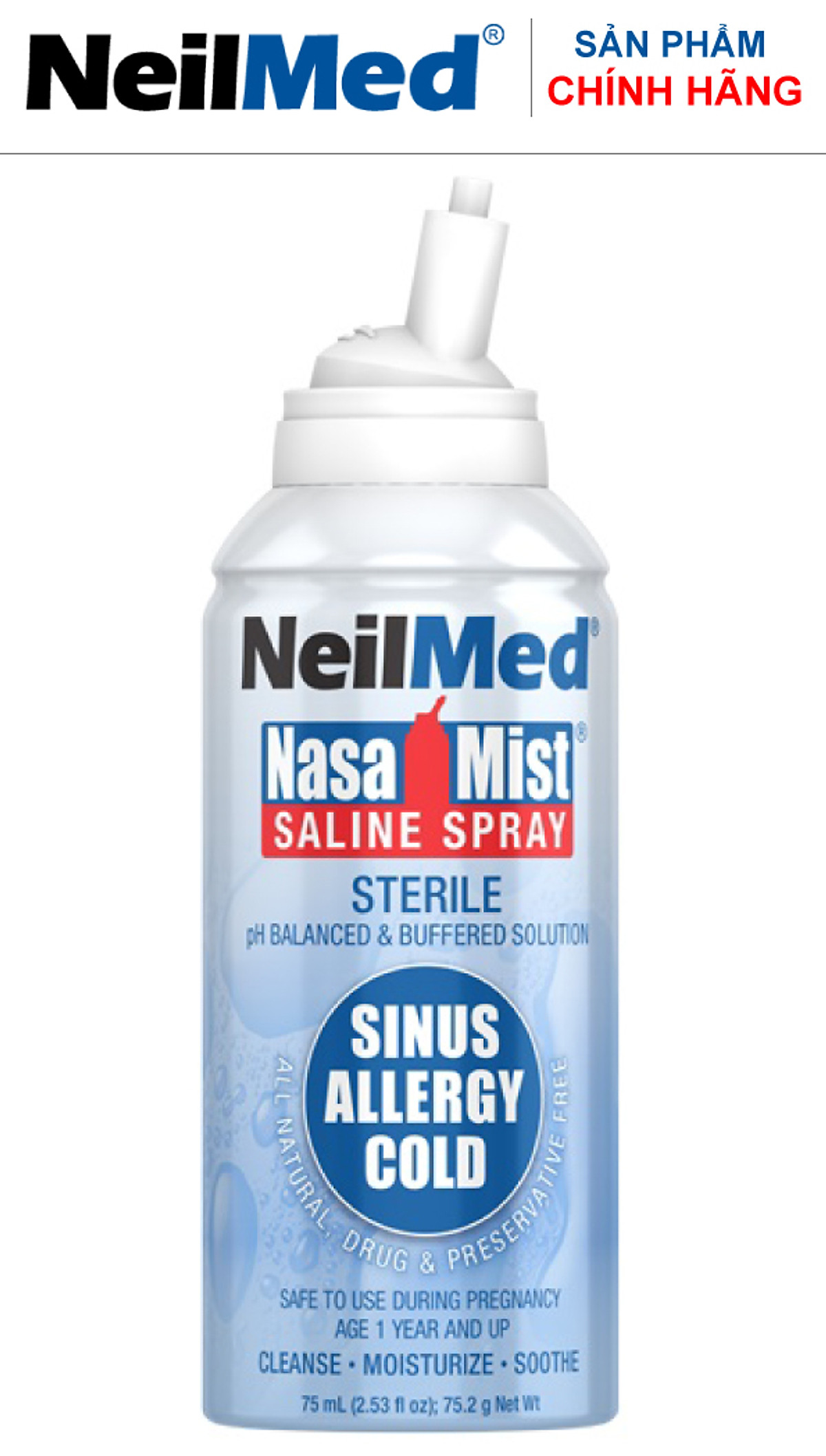 Dung Dịch Xịt Mũi Neilmed Nasa Mist 75ml (Hàng Tách Set)