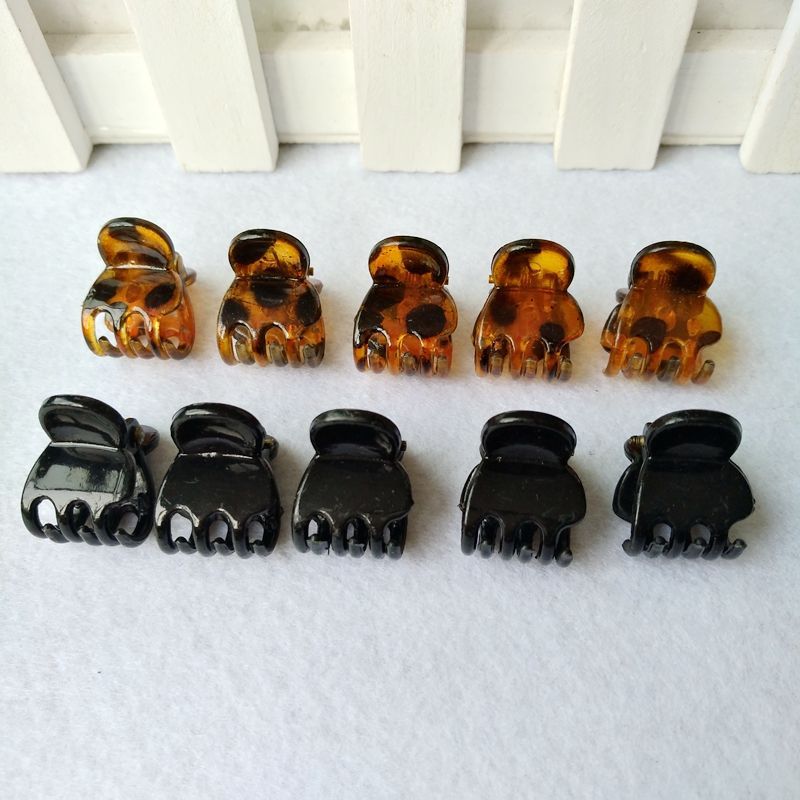 BỘ 12 CÁI GẤP TÓC MINI VÀNG ĐEN, BỘ GẤP TÓC MÁI CHO