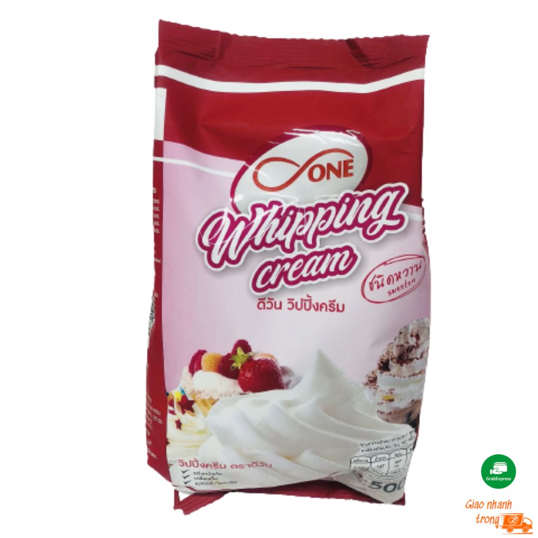 Bột kem whipping cream d-one thái lan 500gr