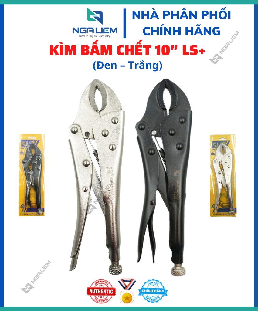 Kìm bấm chết 10″ ( Đen – Trắng ) LS+