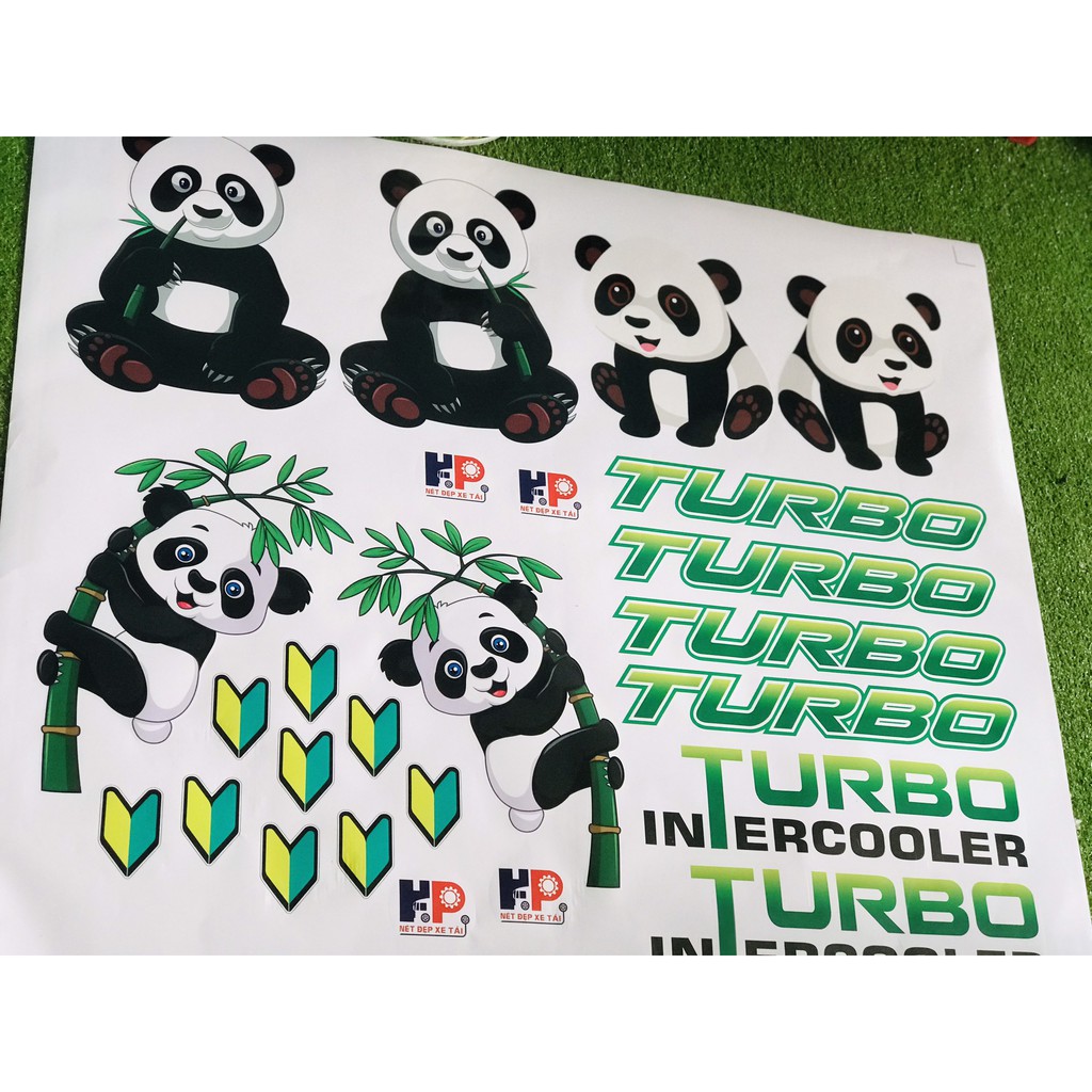 [HCM]Tem độc lạ giá rẻ combo gấu trúc