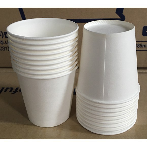 Lốc 50 cốc giấy uống nước dùng 1 lần 6.5oz