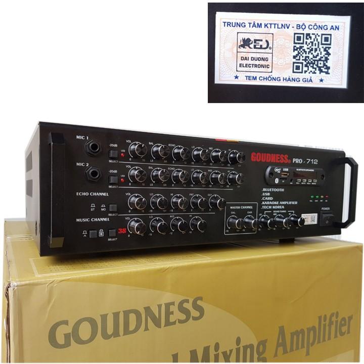 Amply BLUETOOTH GOUDNEES PRO 712- Ampli Bluetooth
