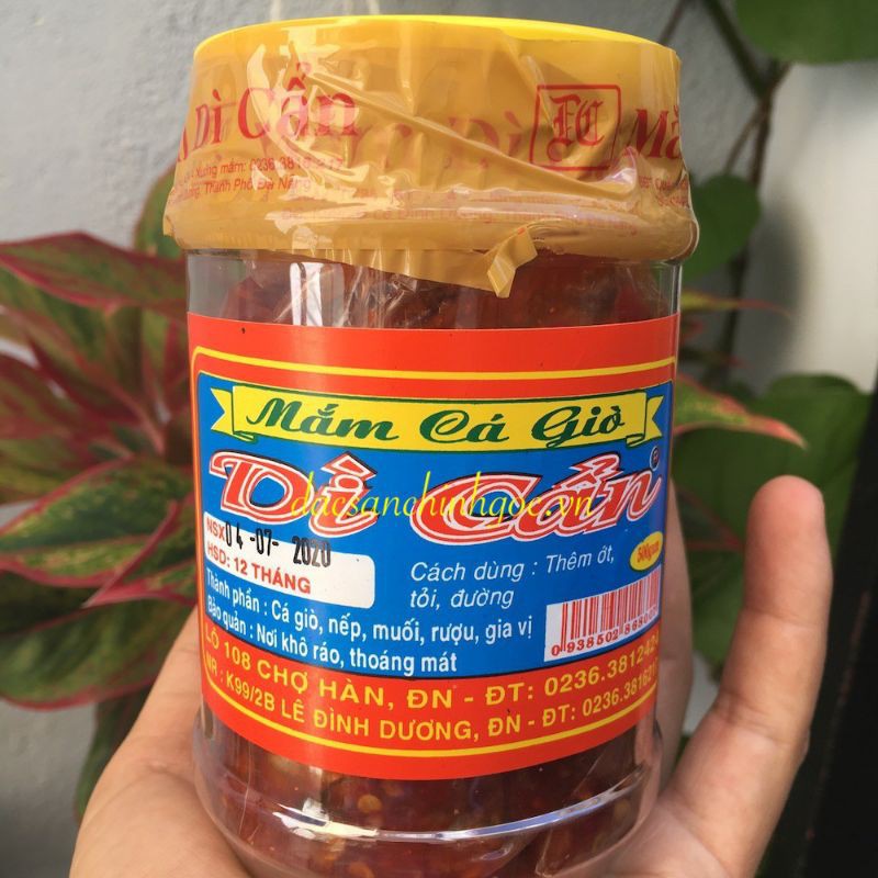 Mắm Cá Giò Dì Cẩn Hũ 500Gr - Đặc Sản Đà Nẵng
