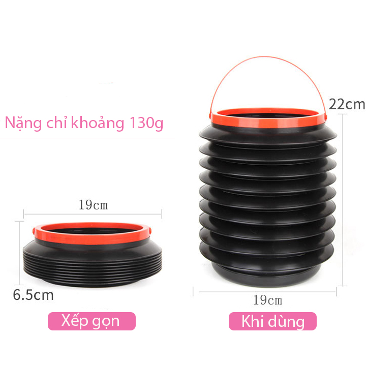 [HCM]Thùng đựng đồ đa năng xếp gọn dung tích 4 lít RS3602