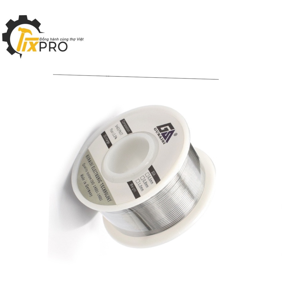Thiếc hàn 50g Sn60/40 nhẹ lửa, bám thiếc tốt - Fixpro