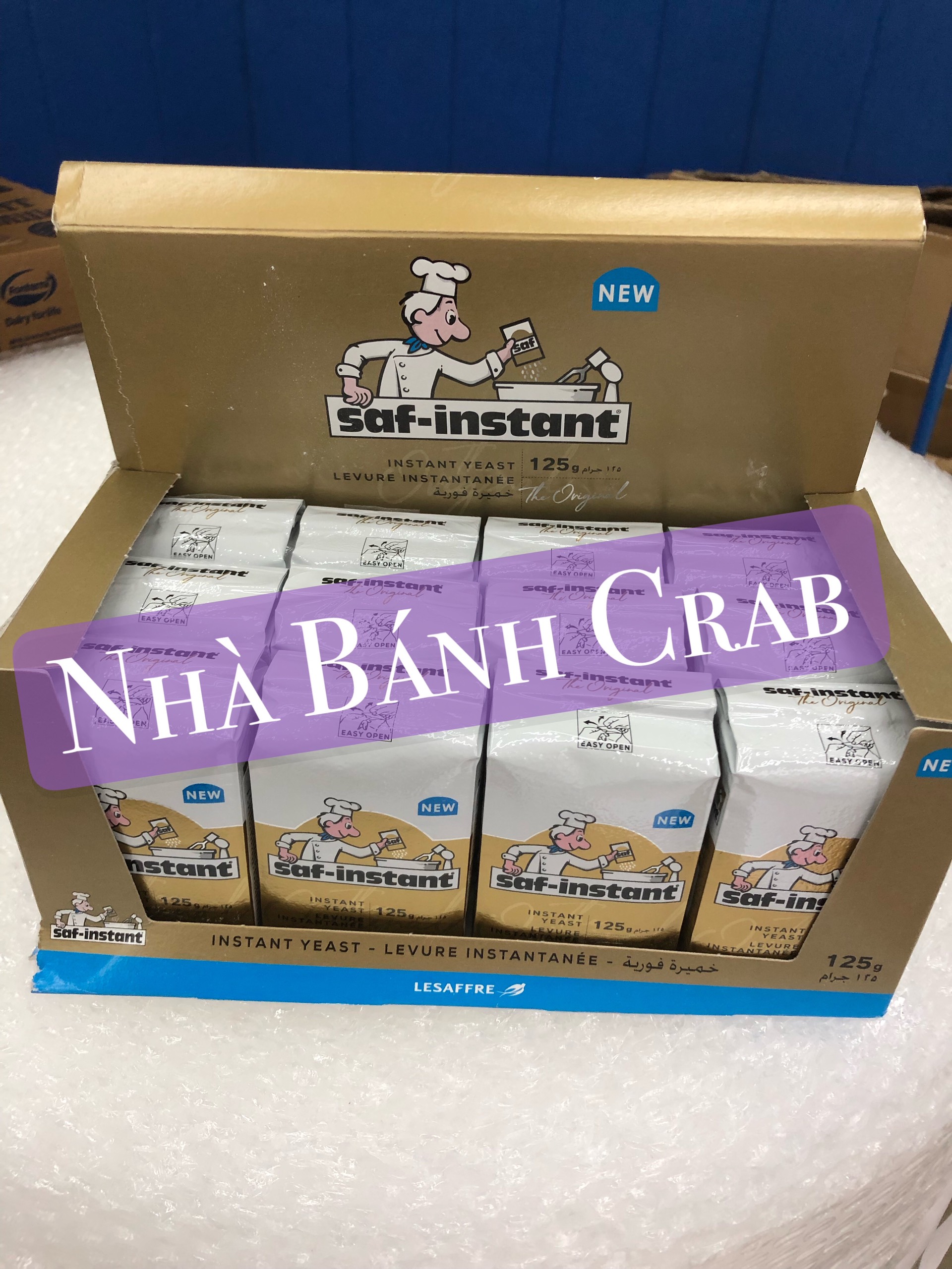 Men khô NGỌT Saf-Instant VÀNG - CỤC (125gr - 500gr)