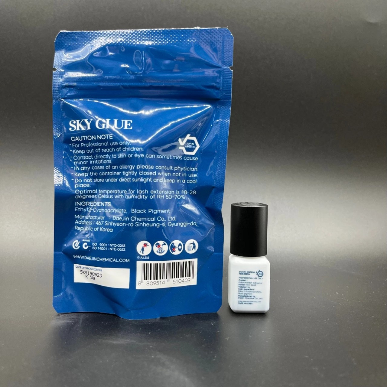 Keo nối mi Sky D+  hàn quốc ( chai 5ml )