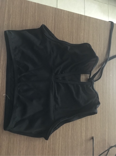 [HCM]Đồ bơi áo ba lỗ phối lưới + váy xoè
