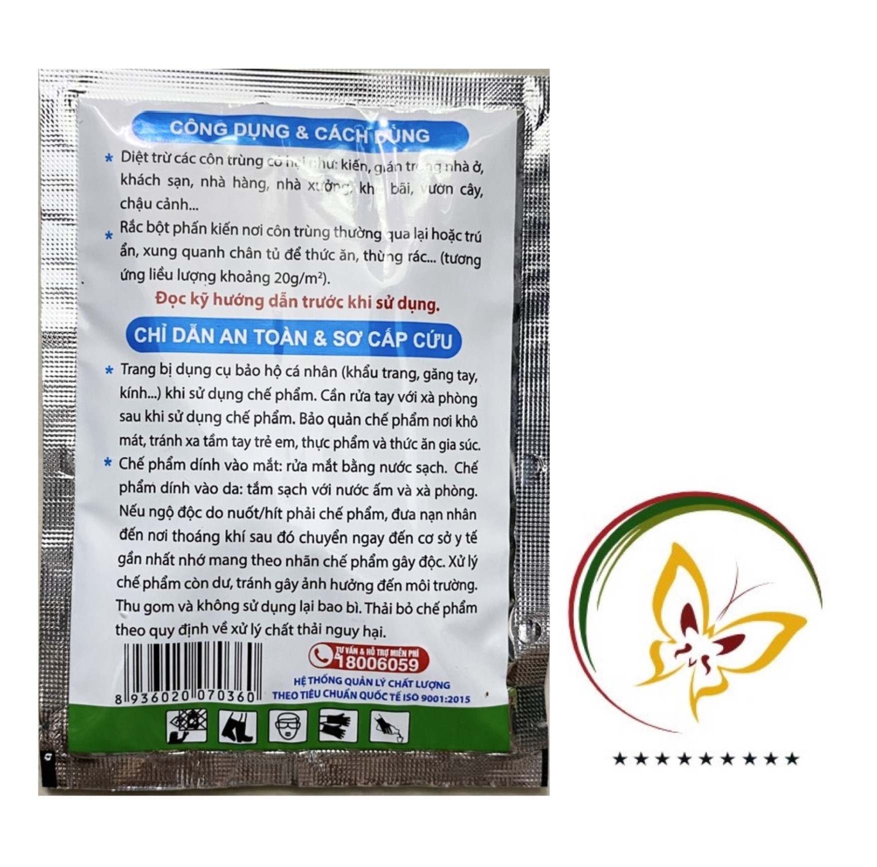 Bột Phấn Kiến Vipesco - Diệt Trừ Kiến Gián - #019B# 50g