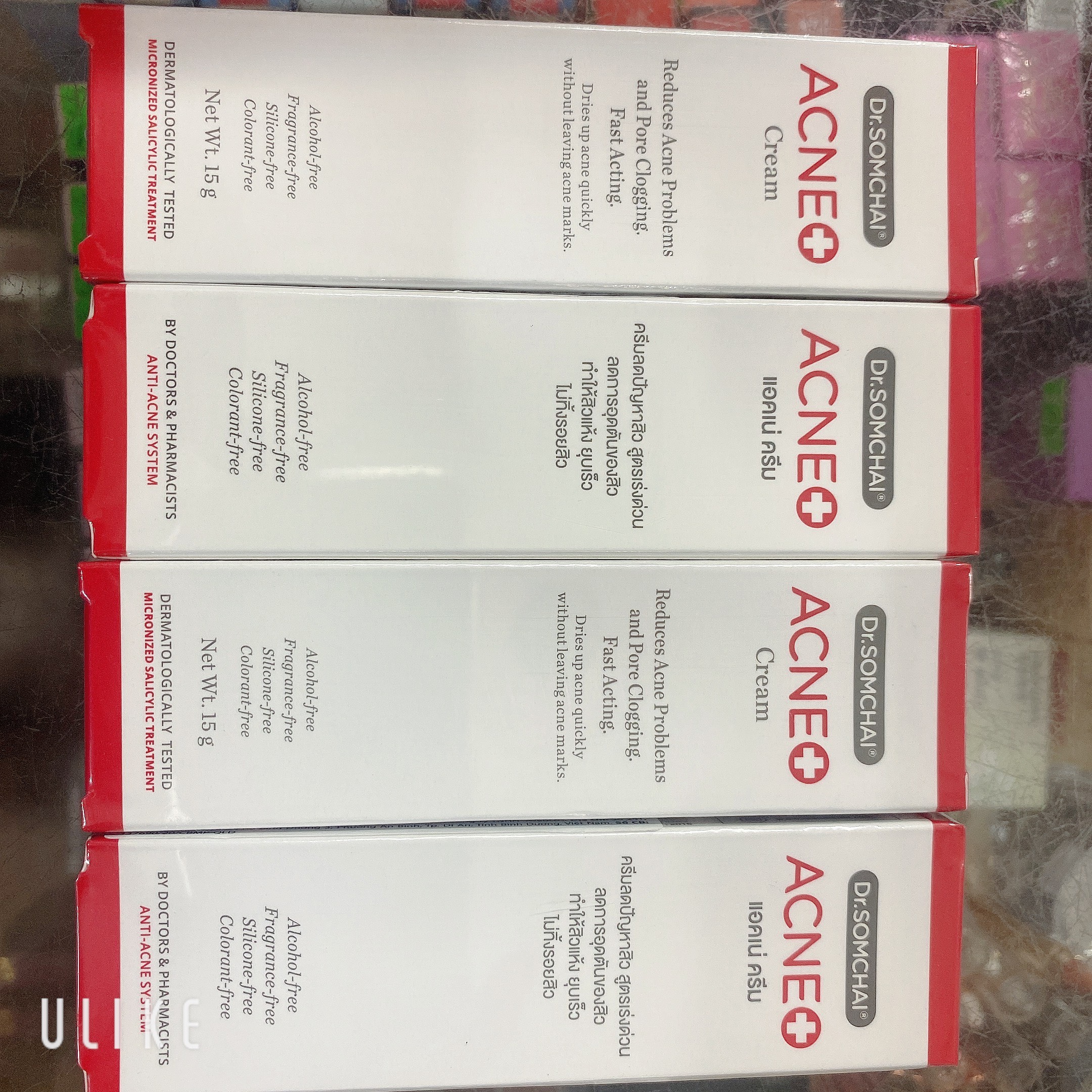 Dr.SOMCHAI Acne Cream Mụn Giảm Thâm 15g