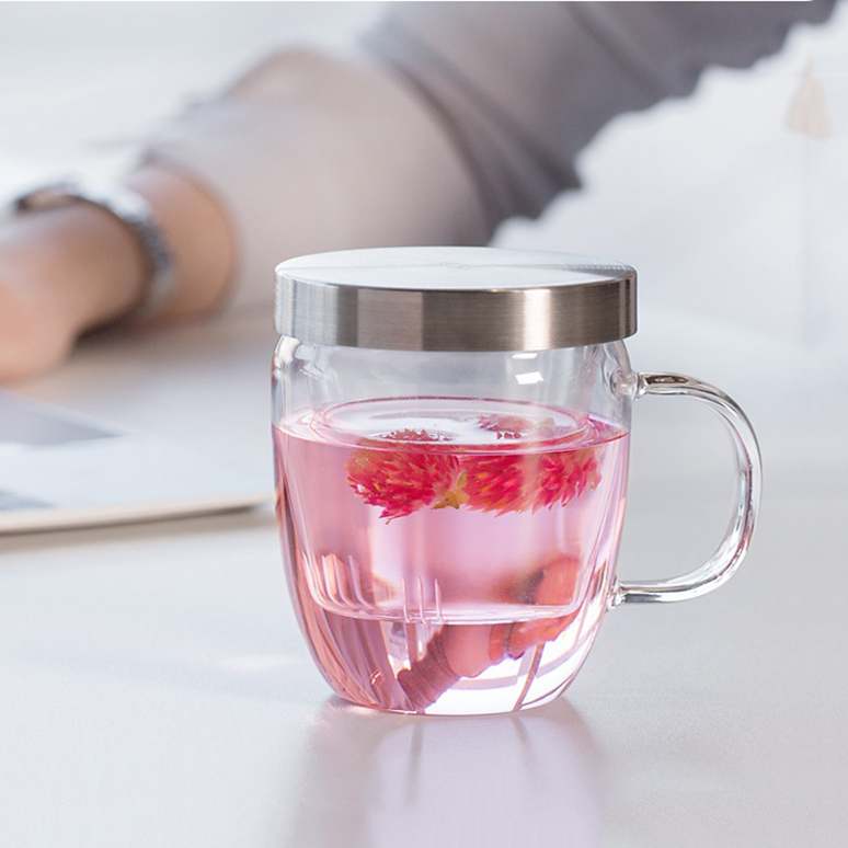 Ly lọc trà thủy tinh Samadoyo S011B 0.36L