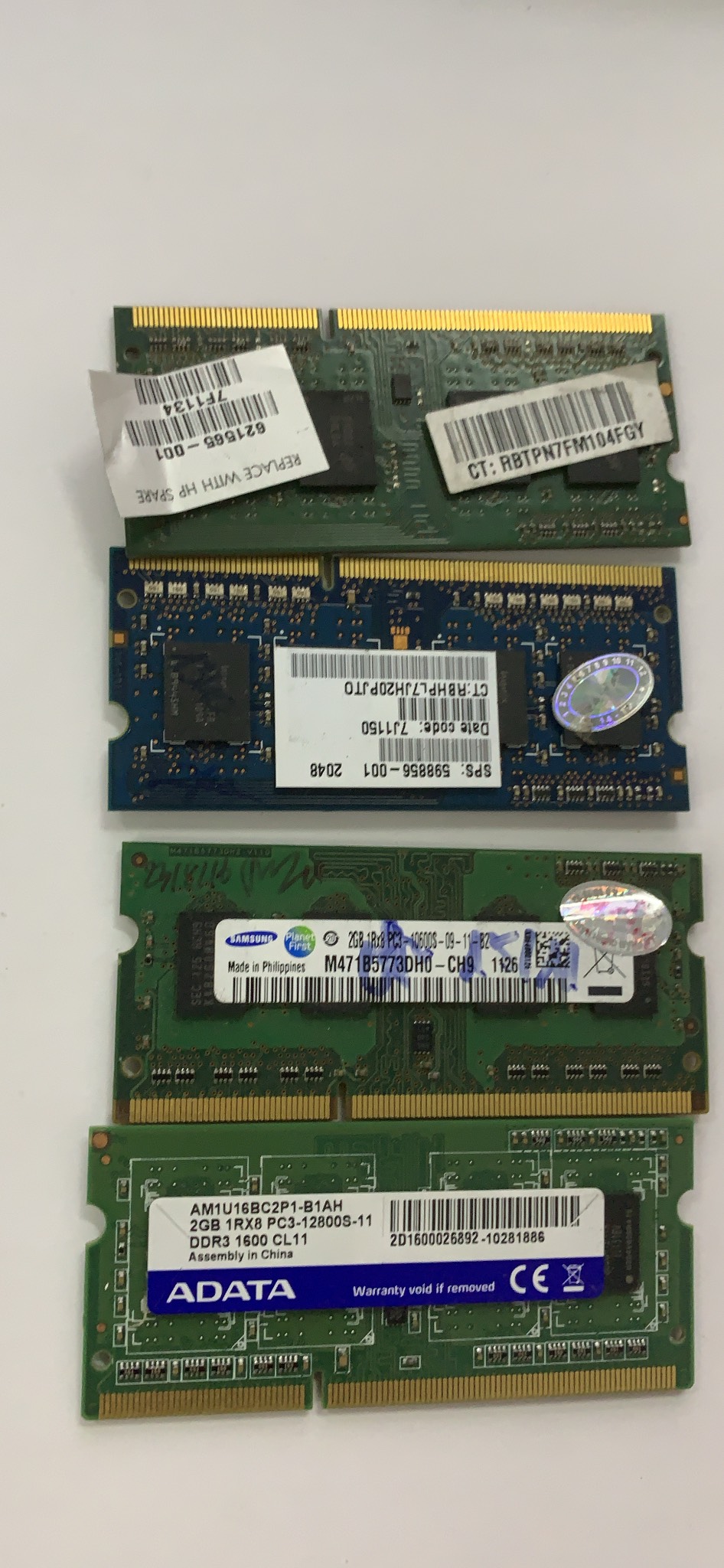 ram3 laptop 2gb buss 1333/ 1060 / 1600