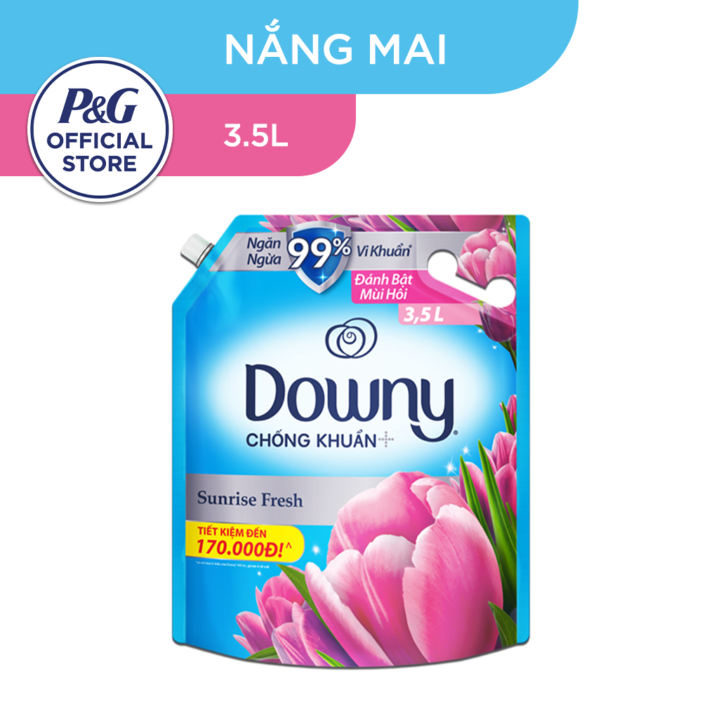 Nước Xả Vải DOWNY 3.5L Nhiều Mùi Hương Nước Hoa Huyền Bí/ Đam Mê/ Nắng Mai