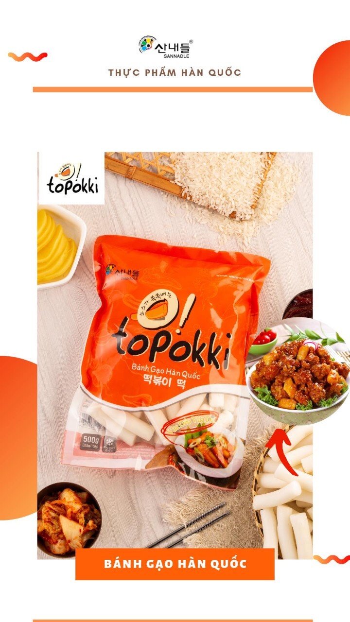 TOKBOKKI HÀN QUỐC 1Kg