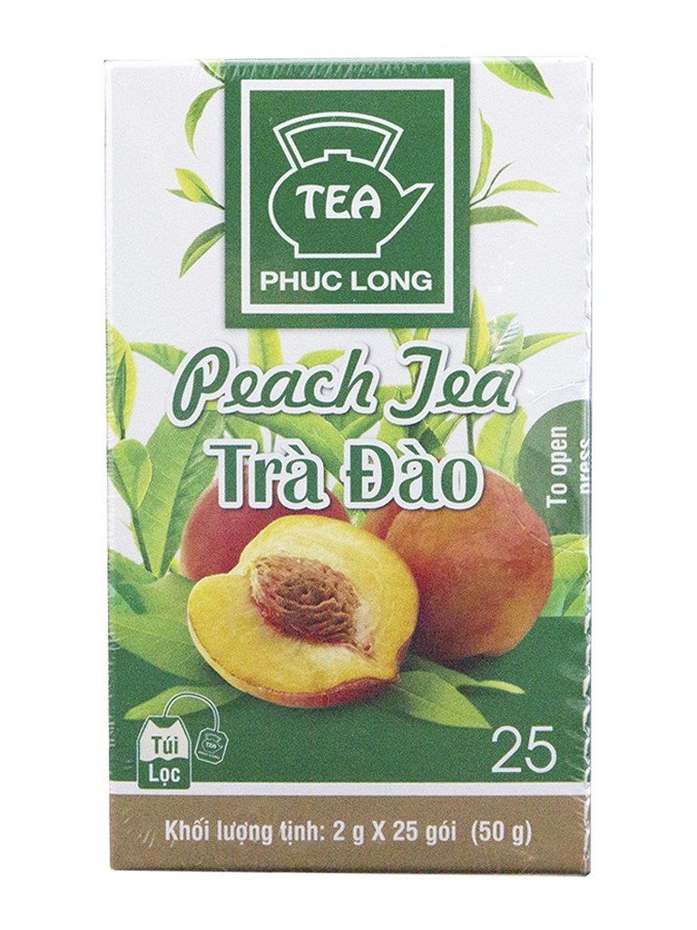 TRÀ ĐÀO TÚI LỌC PHÚC LONG 50G