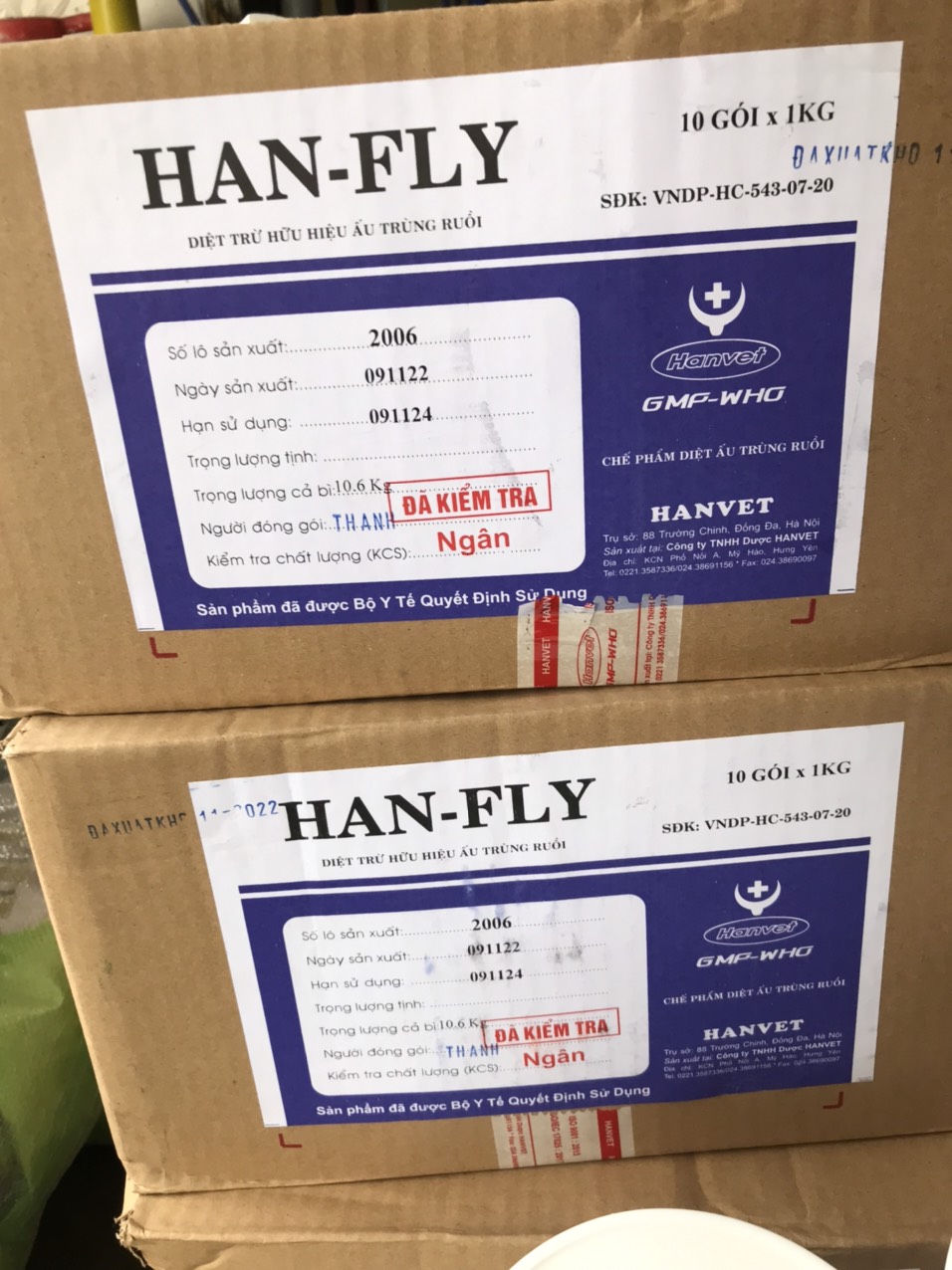 [Thú y] Han-fly, Han fly, Hanfly (1kg) diệt trừ ấu trùng ruồi