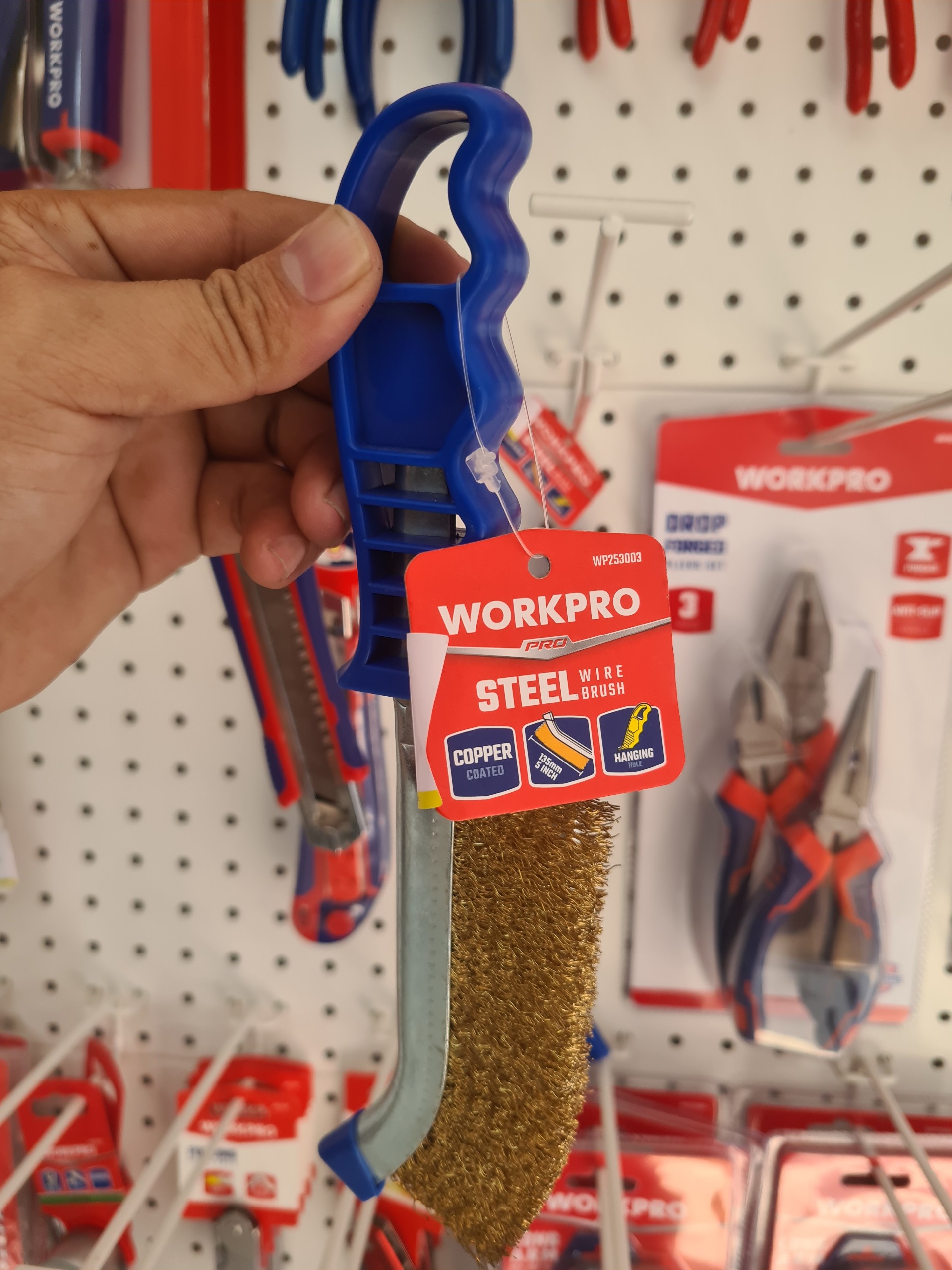 WP253003 Bàn chải kim loại đồng Workpro