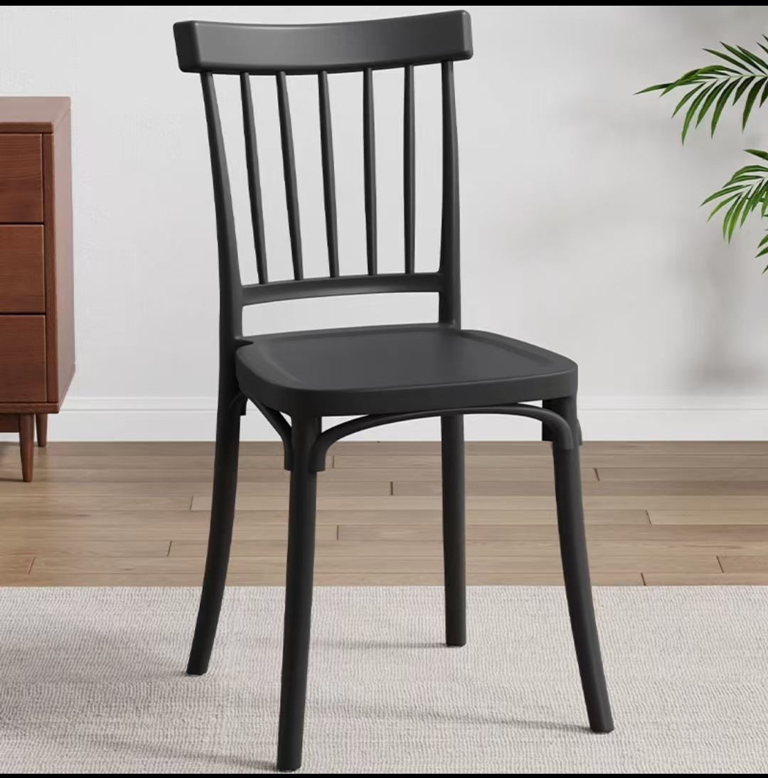 Upper hollow plastic chair backseat Cafe Restaurant