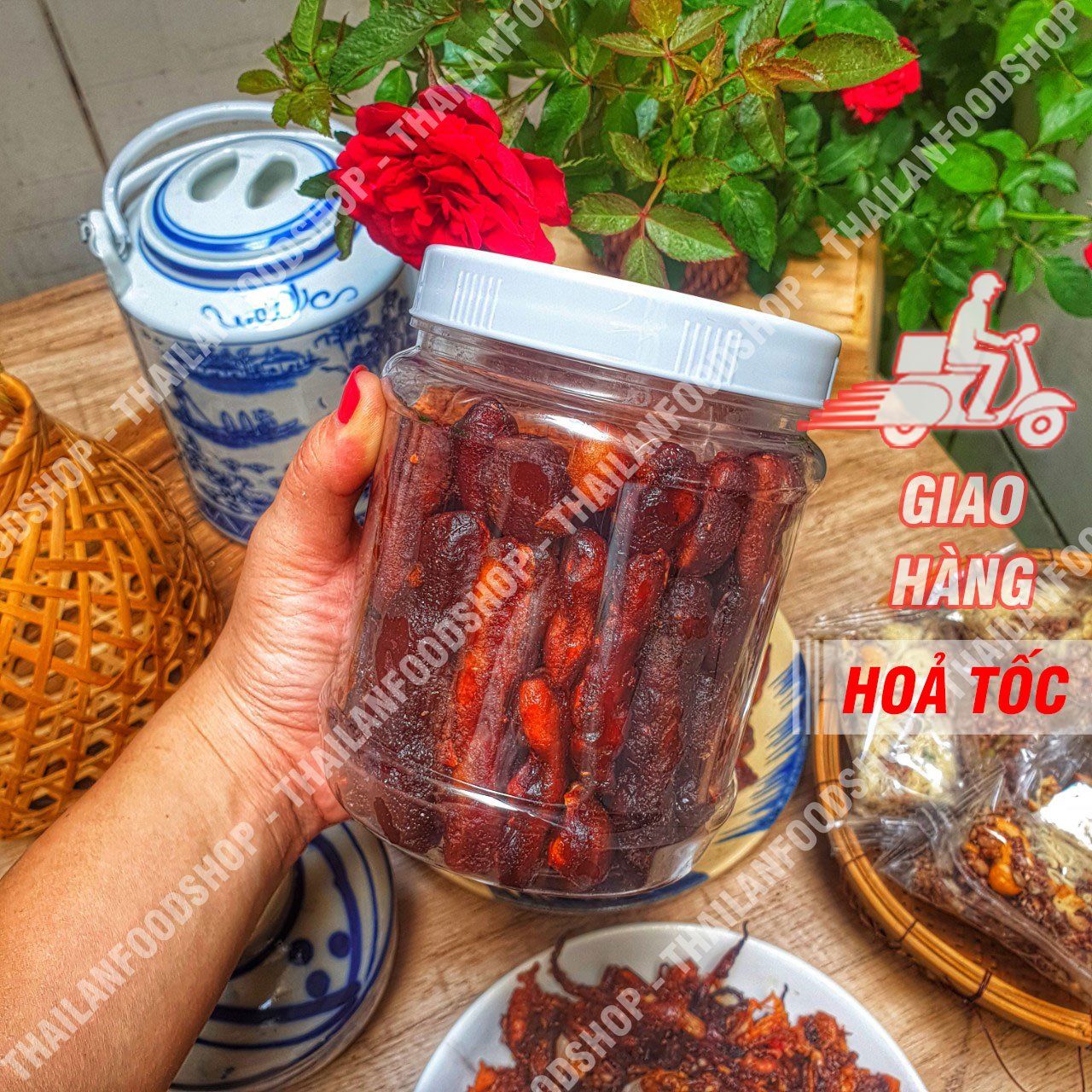 Me lào tách vỏ kèm muối ớt loại 1 - hộp 500gr