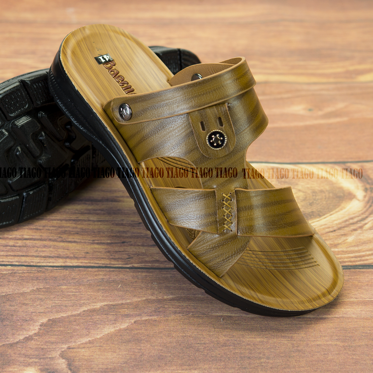 Men's Leather Sandals, Men's Cowhide Sandals
