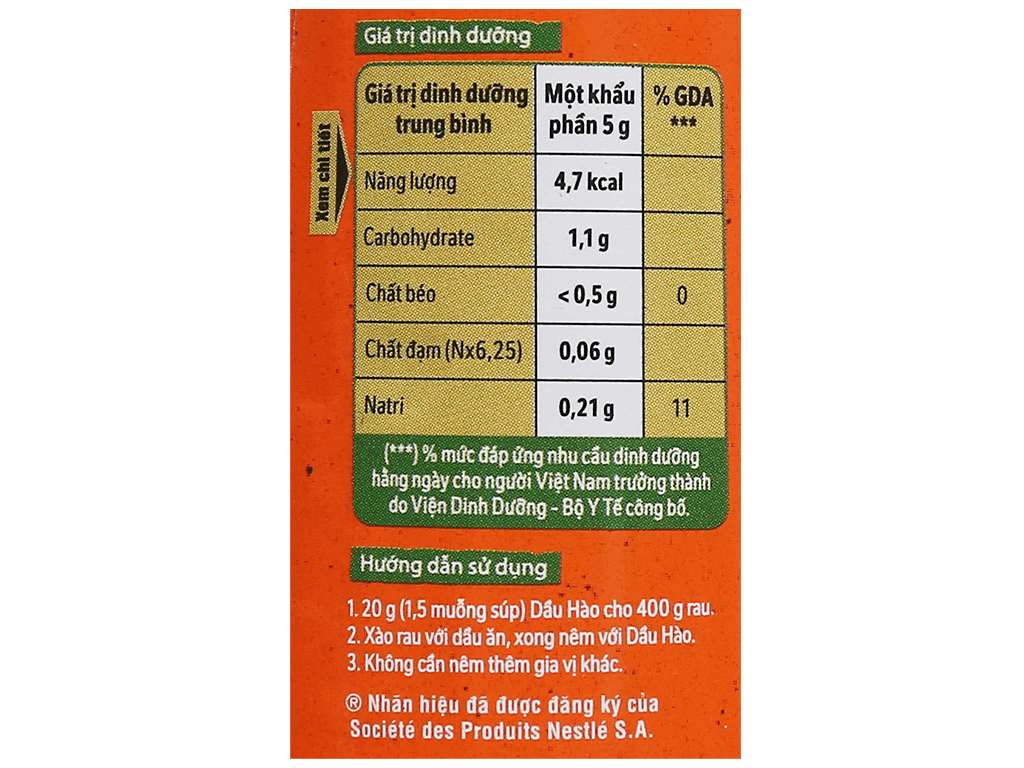Dầu hào đậm đặc Maggi chai 150g - 820g