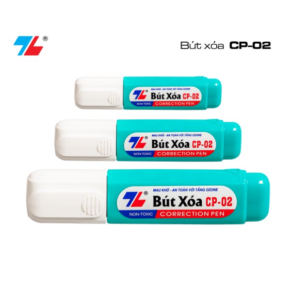 Combo 5 bút xóa 12 ml - thiên long cp-02 - bút xoá nước chính hãng