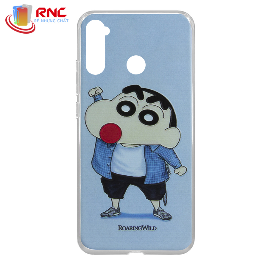 [HCM]Ốp lưng Realme đủ dòng : Realme 5/Realme 5i/Realme 5s/Realme C3/Realme C1/Realme C2/... cậu bé bút chì Shin dễ thương (viền silicone trong hoặc đen)