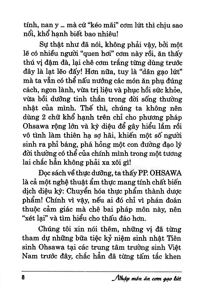 Nhập Môn Ăn Cơm Gạo Lứt Theo Phương Pháp Ohsawa