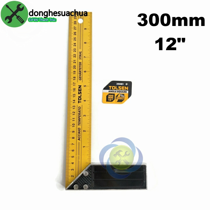 Thước góc vuông tolsen 35081 dài 300mm