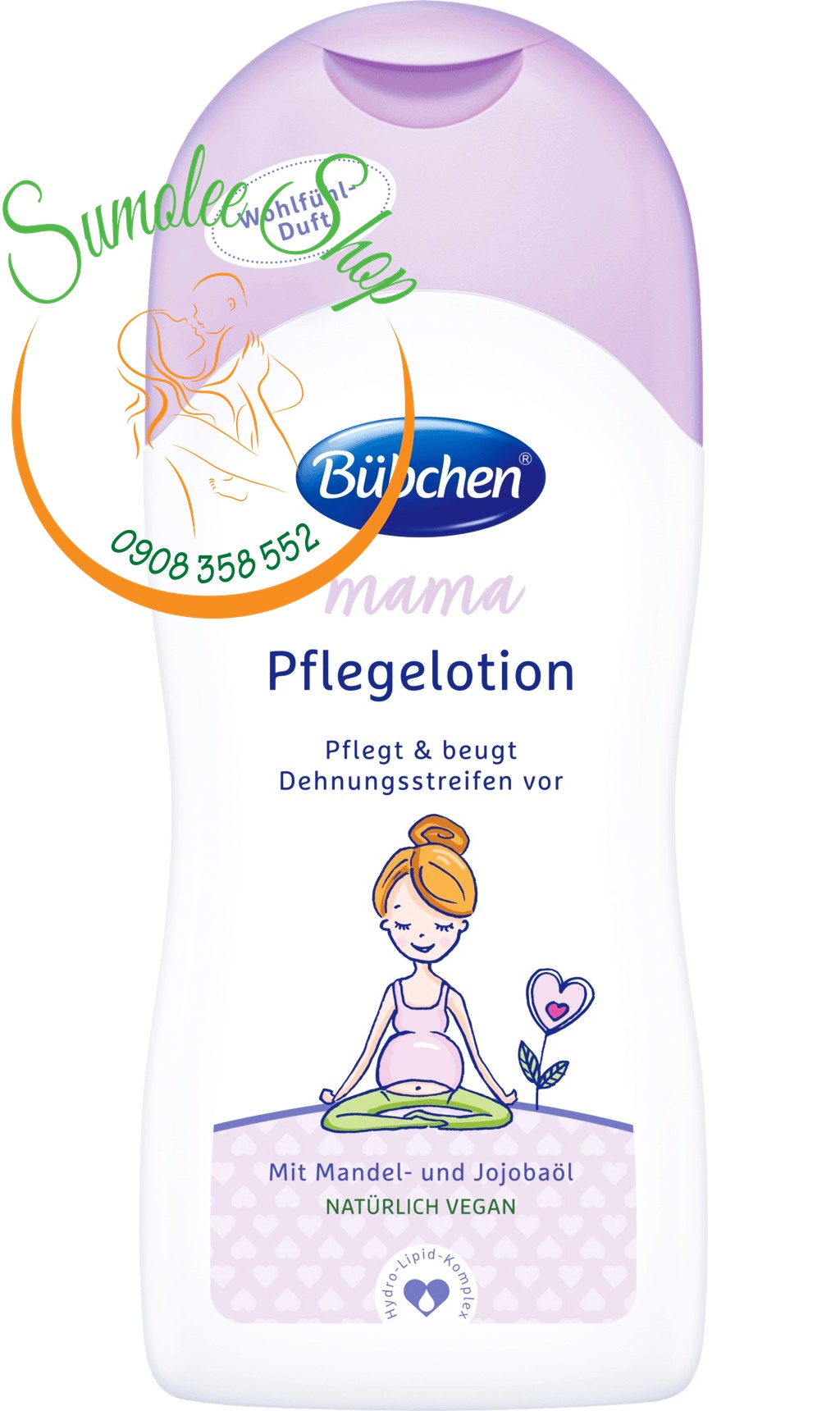 SỮA DƯỠNG THỂ CHO MẸ BẦU BUBCHEN MAMA 200ML