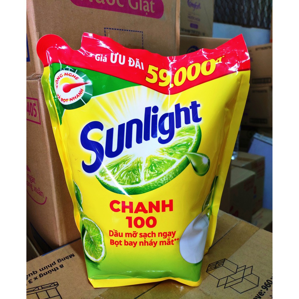 Nước Rửa Chén Sunlight Chanh (túi 1.4kg)