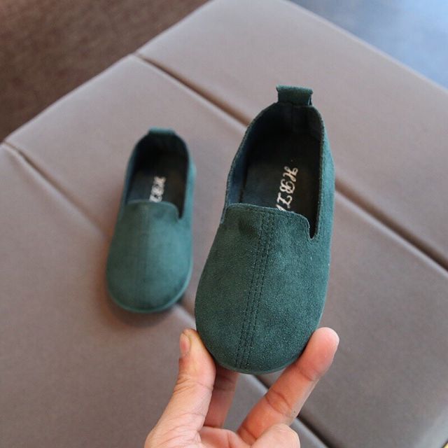 [RẺ VÔ ĐỊCH] GIÀY LƯỜI DA LỘN TRẺ EM FOM NHỎ 2-3sz