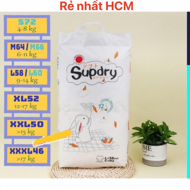 [HCM]TA DAN SUPDRY SIZE L 60 MIENG TU 9-14KG