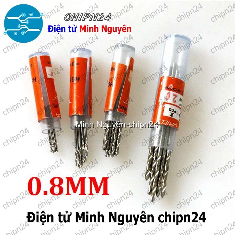 [2 cây] Mũi khoan (Mạch in, PCB 4.0mm/4.1mm/4.2mm/4.3mm/4.4mm/4.5mm/4.6mm/4.7mm/4.8mm/4.9mm/5.0mm) - [Chọn Loại] - HHH.00213
