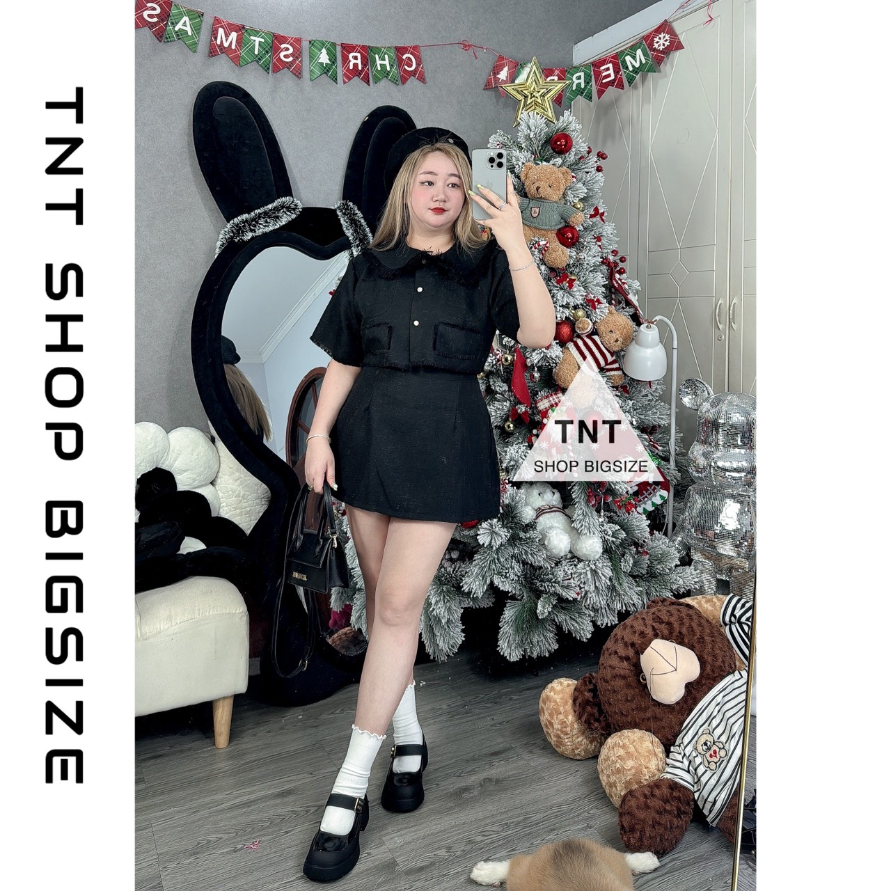 SET 2 MÓN LENNIN TUA RUA CHÂN VÁY FORM A [TNT SHOP BIGSIZE 60KG 90KG]