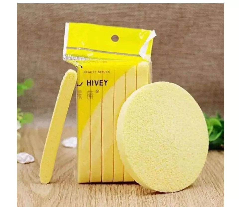 Bông nở rửa mặt Chivey_Bông tẩy trang