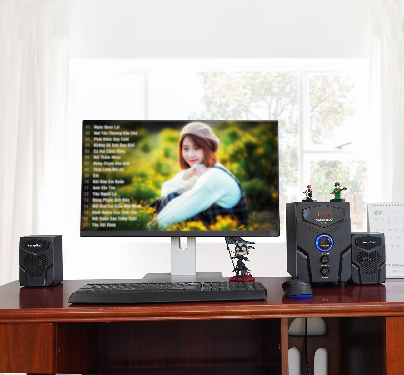 Loa SoundMax A827/ 2.1 (Đen)