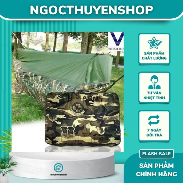 Hammock mosquito net Army stowed US Army anti-mosquito ultra lightweight for travel phượt