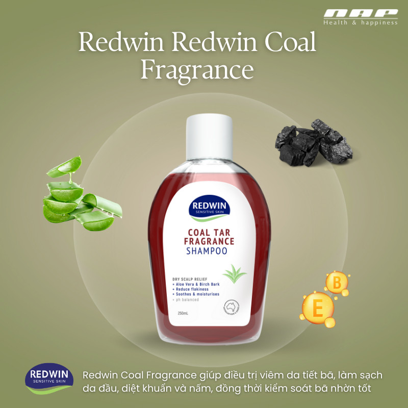 Dầu gội Redwin Coal Tar Fragrance Shampoo