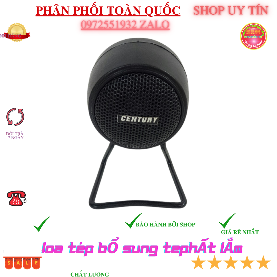 2 Chiếc loa tép thạch anh tròn