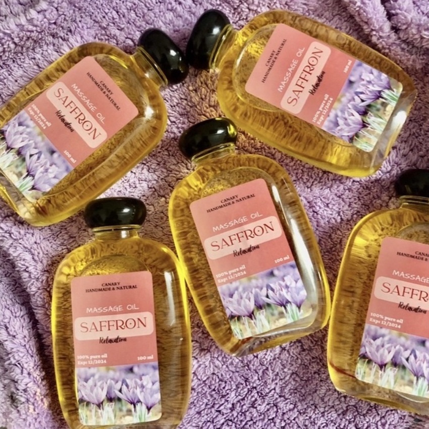 glass bottle 100ML - Flat Oval design - combo 8 bottles