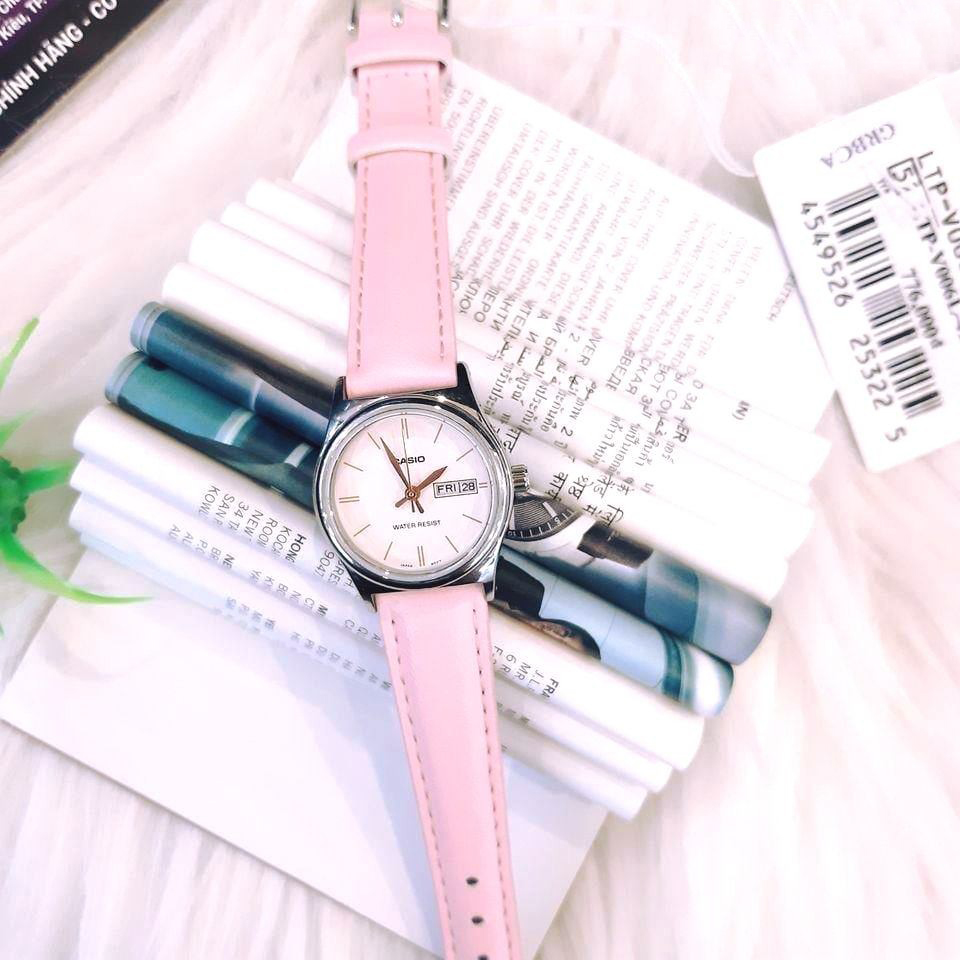 Đồng hồ nữ dây da Casio Anh Khuê LTP-V006L-4BUDF