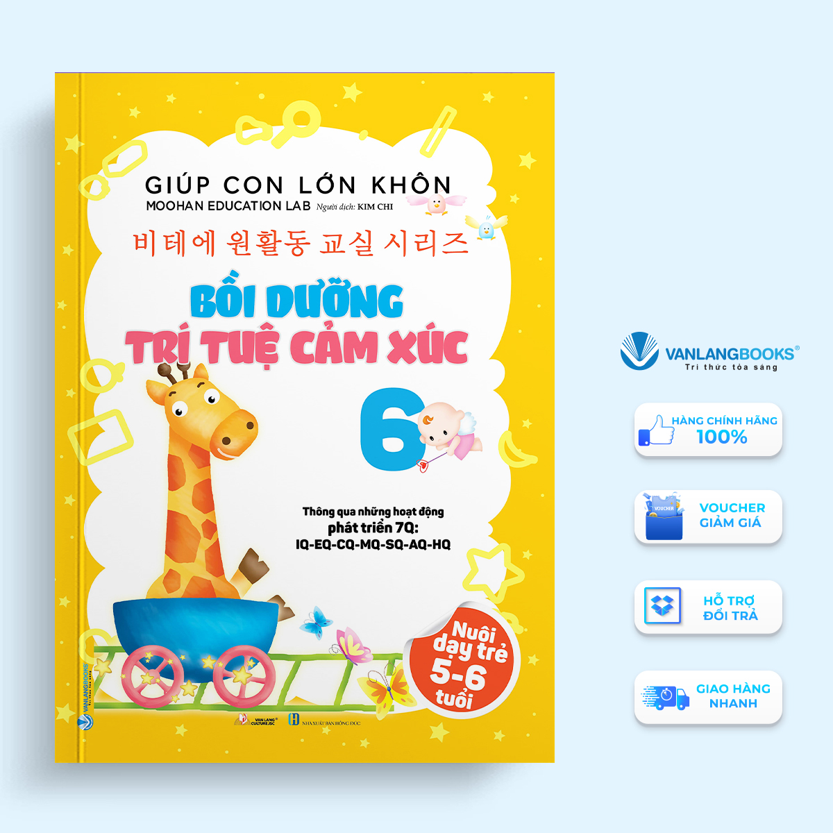 Sách - giúp con lớn khôn 6 - bồi dưỡng trí tuệ cảm xúc-vanlangbooks