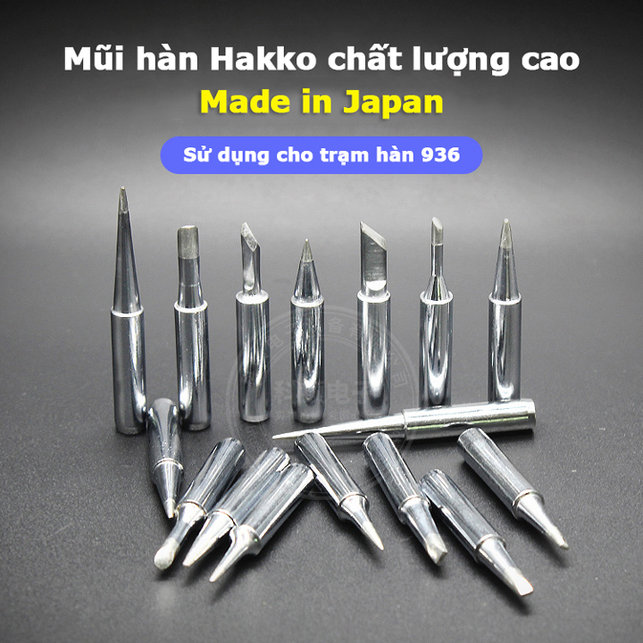 Đầu mũi hàn Hakko 900M-T nhật bản mũi hàn dao 900M-T-K cho trạm hàn 936 hàng cao cấp